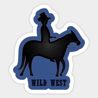 Western Era - Wild West Mexican on Donkey Sticker